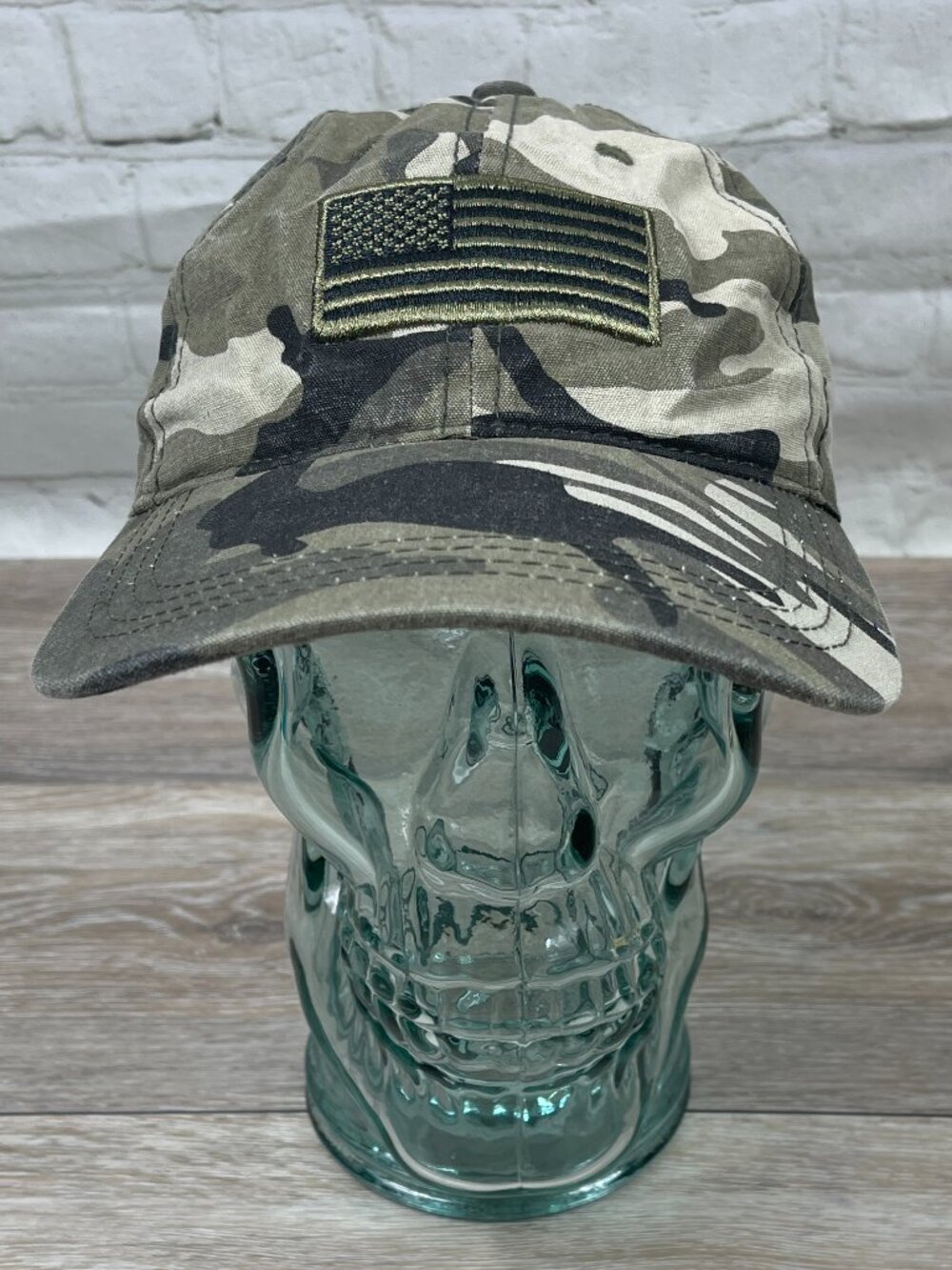 U.S.A. CAMO STRAPBACK HAT CAP